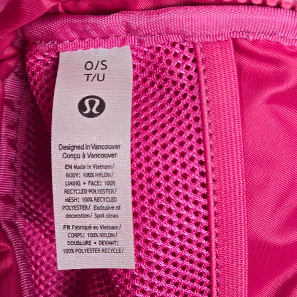 Lululemon Everywhere Belt Bag Sonic Pink 1L New With Tags - Picture 6 of 12